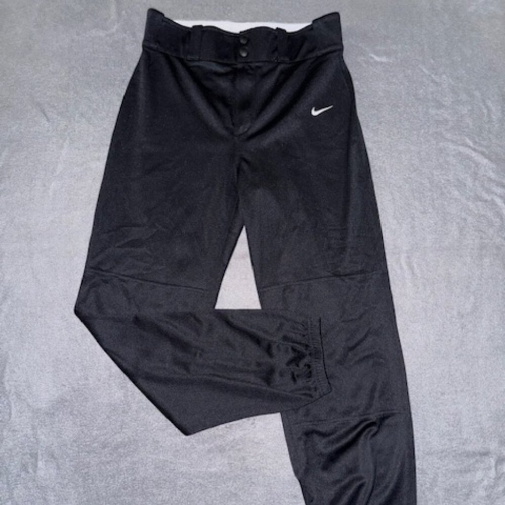 Nike Dri-FIT Boy's/Girls Baseball Pants Size XL Black Athletic Tapered